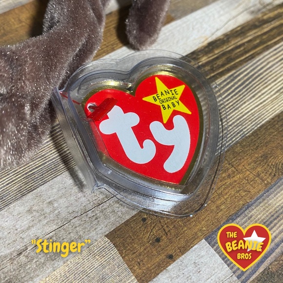 Vintage “Stinger” Beanie Baby - Rare Tush Tag Error - Short Original Run - Picture 3 of 9